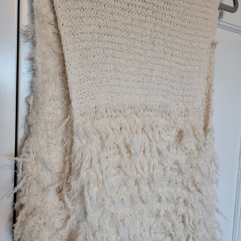 Free People Long Shag Vest Cardigan - Picture 3 of 7